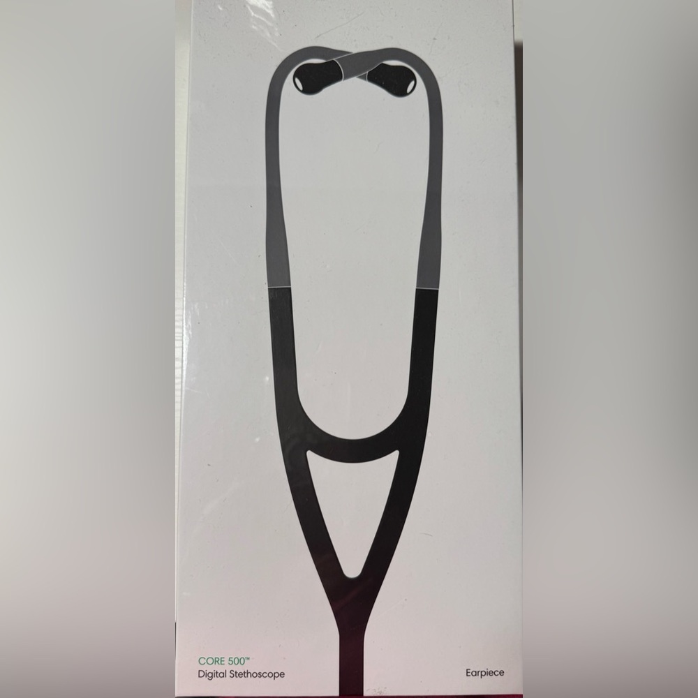 EKO CORE 500 Digital Stethoscope with FREE Rubber Ear Tips From Ocean Collection